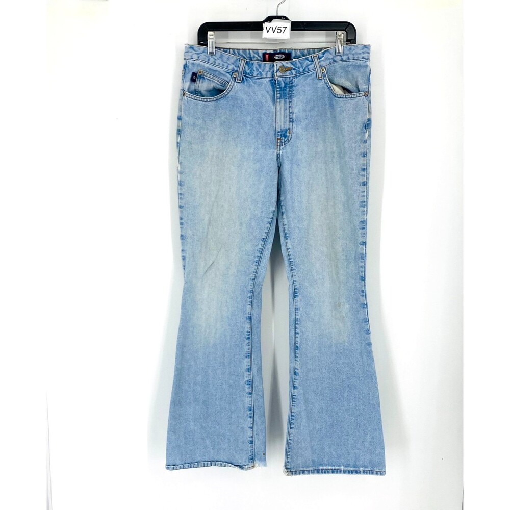 Vintage Y2K Bongo Low Rise Bootcut Jeans Size 11 Light Sandblast Low Rider